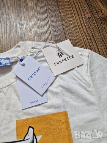 Страхотна мъжка тениска OFF WHITE нова с етикет  , размер XL/ L, , снимка 3 - Тениски - 45477471