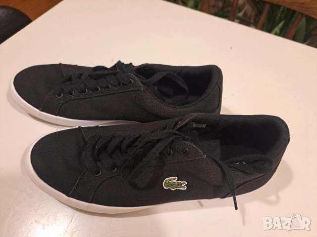 Оригинални спортни обувки Lacoste – 2 чифта (сини и черни), размер 43, много добро състояние, снимка 8 - Спортни обувки - 52057432