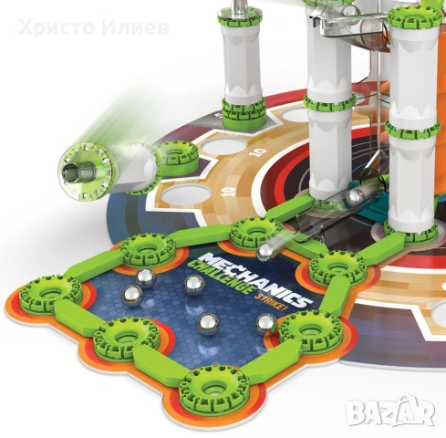 Магнитен конструктор Geomag Mechanics Предизвикателство 185 части Challenge Strike, снимка 11 - Конструктори - 53912675