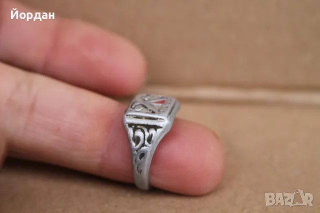 Алуминиев пръстен ''ФД Левски'', снимка 3 - Пръстени - 49771291