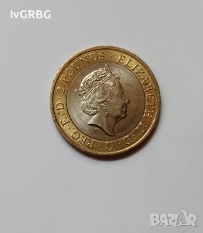 2 паунда 2016 Великобритания Юбилейна монета Уилям Шекспир Комедия  2 паунда Великобритания Монета , снимка 2 - Нумизматика и бонистика - 45439159