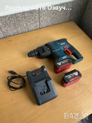 BOSCH GBH 18V-21 - Качествен безчетков перфоратор на Бош, снимка 3 - Бормашини - 50563051