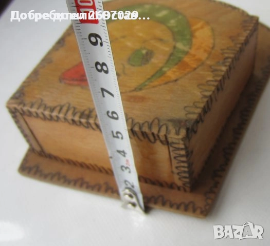 кутия за стена с пате, закачалка - акордеон, стари дървени, снимка 9 - Други ценни предмети - 29743292