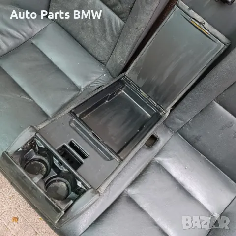 Задна седалка BMW E60 E61 Задни седалки БМВ Е60 Е61 падащи Кожен салон , снимка 4 - Части - 50415907