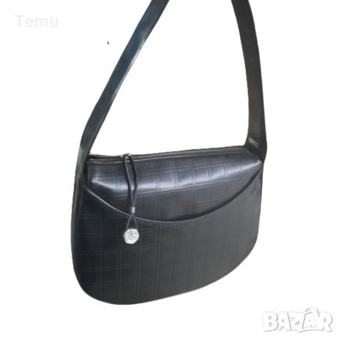Елегантна дамска чанта за рамо с метален елемент 32х22 см, снимка 5 - Чанти - 45664329