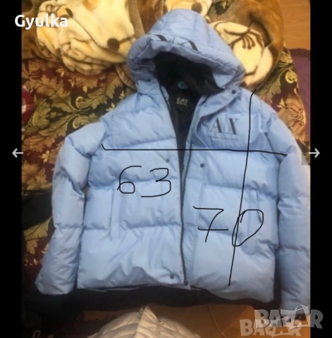 Мъжко зимно яке  Emporio Armani Exchange , снимка 8 - Якета - 43990323