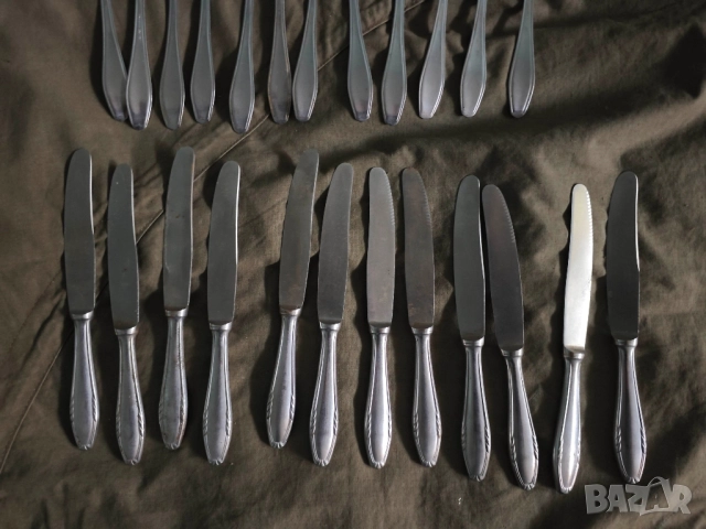 Продавам прибори за храна Smalcalda Rostfrei ГДР, снимка 7 - Прибори за хранене, готвене и сервиране - 52559384