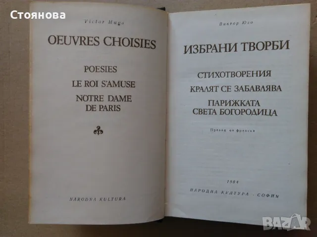 Книги на Виктор Юго и Емил Зола , снимка 3 - Художествена литература - 28657098