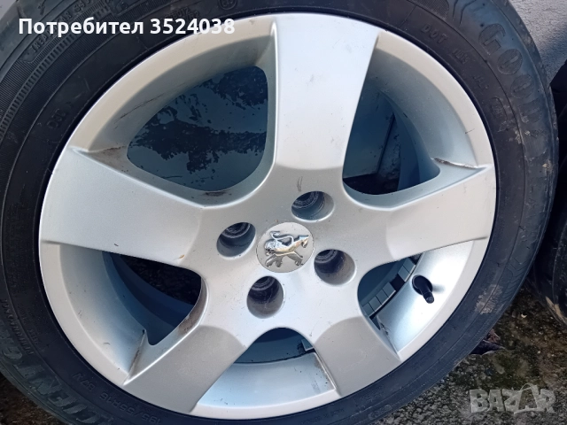 Алуминиеви джанти 16 цола  за Пежо , снимка 4 - Гуми и джанти - 52753483