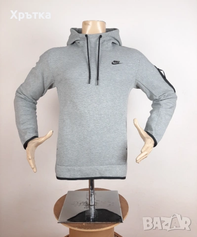 Nike Tech Fleece - Оригинален мъжки суитшърт размер XS, снимка 2 - Суичъри - 53125534