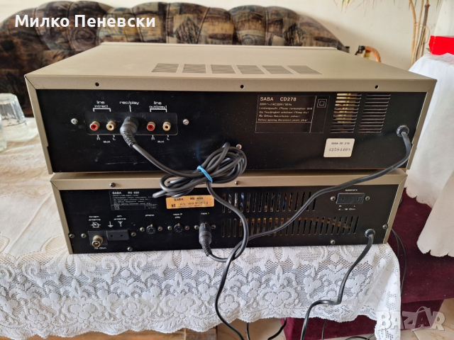 SABA RS- 930 HIFI VINTAGE STEREO RECEIVER. SABA CD 278 HIFI STEREO CASSETTE DECK. , снимка 6 - Аудиосистеми - 44993377