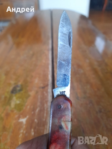 Стар джобен нож,ножче,ножка #151, снимка 6 - Други ценни предмети - 52067159