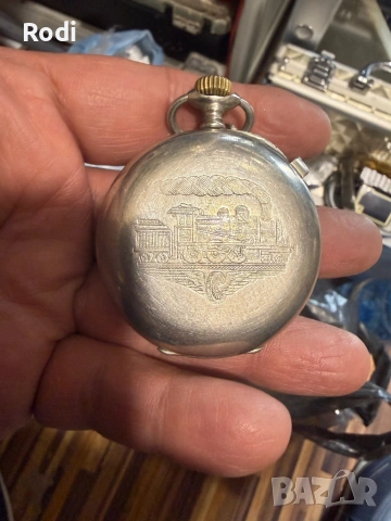 рядък стар жепейски джобен часовник longines, снимка 3 - Антикварни и старинни предмети - 54148329