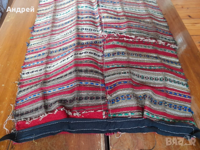 Стара сърмена престилка за Народна Носия Сая, снимка 6 - Антикварни и старинни предмети - 51882445