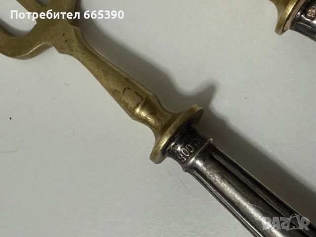 Сребърни вилици , снимка 5 - Антикварни и старинни предмети - 53340780