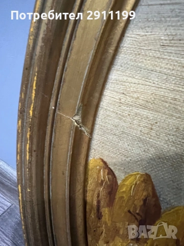 Елипсовидна маслена картина, снимка 6 - Картини - 53394953