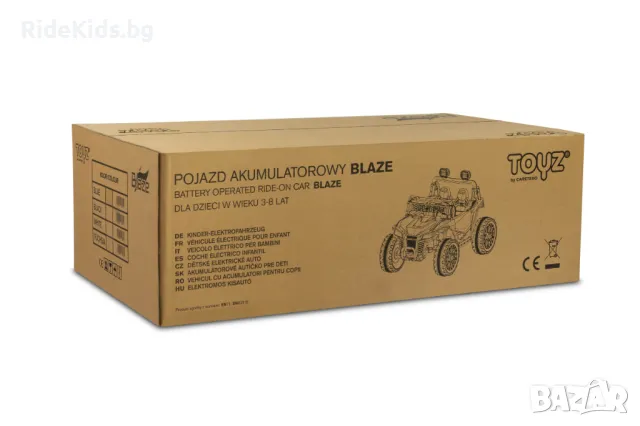 Офроуд акумулаторен автомобил BLAZE, Черен – 4x4, до 35кг., с дистанционно и LED, снимка 16 - Детски велосипеди, триколки и коли - 50099579