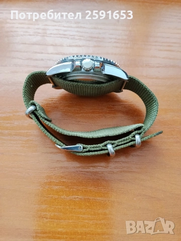 Часовник Хамилтон в зелен цвят, снимка 9 - Мъжки - 52031054