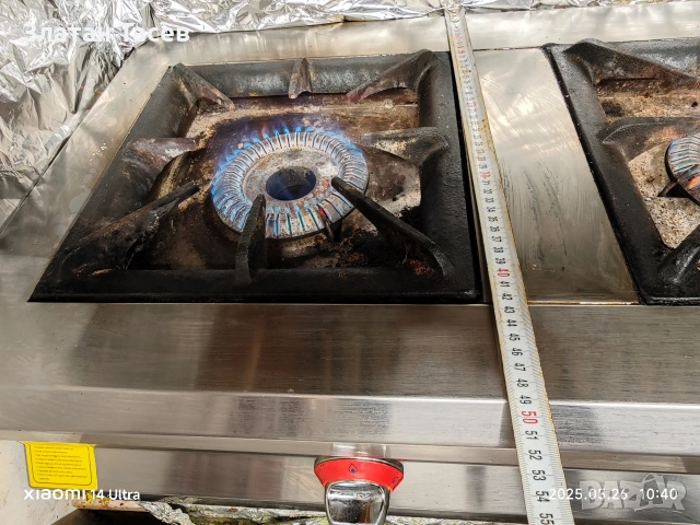 Троен газов котлон за големи съдове, снимка 5 - Обзавеждане за заведение - 53439973