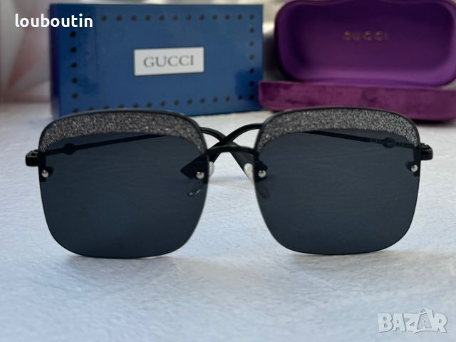 GUCCI с лого дамски слънчеви очила квадратни УВ 400, снимка 4 - Слънчеви и диоптрични очила - 45197840