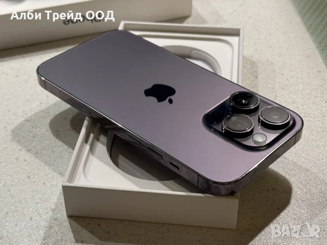 iPhone 14 Pro 128GB Deep Purple – Отличен, 100% Батерия., снимка 2 - Apple iPhone - 53719088