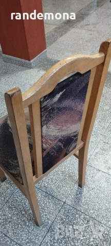 Дървени тапицирани столове, снимка 4 - Столове - 52997518