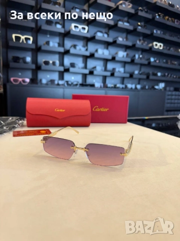 Cartier Слънчеви Очила С UV400 Защита - Налични Различни Цветове Код SK287 , снимка 6 - Слънчеви и диоптрични очила - 52598429