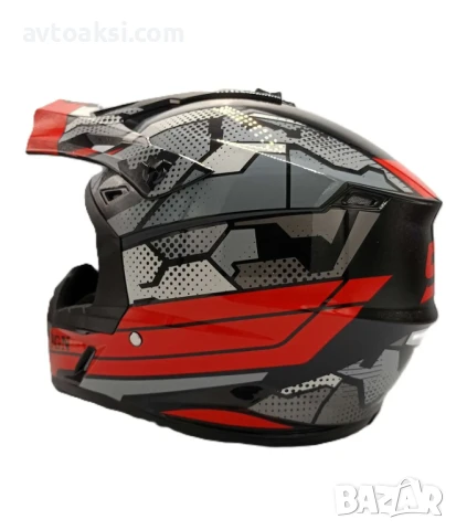 Каска Крос Мотор/Скутер/Бъги/Вело/АТВ два цвята., снимка 8 - Аксесоари и консумативи - 50584628