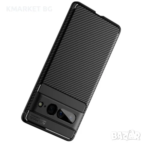 Google Pixel 7 Pro Удароустойчив Carbon Fiber Калъф и Протектор, снимка 6 - Калъфи, кейсове - 49136676