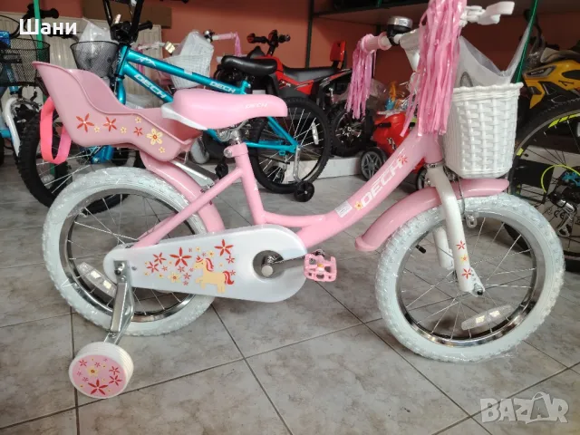Детски велосипед Dech 12” — с помощни колела, за деца 2-4 г., снимка 4 - Детски велосипеди, триколки и коли - 50329794