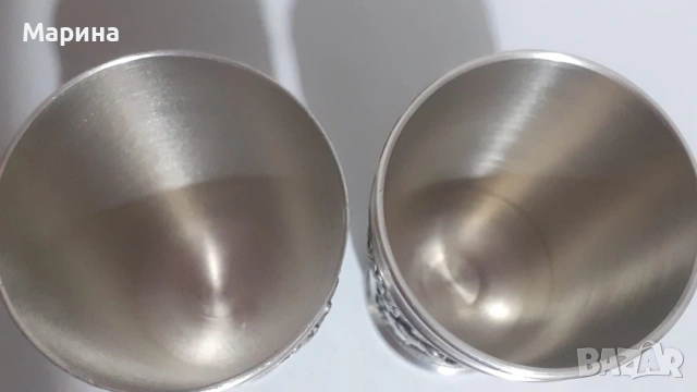 Комплект за вино и ракия от калай Antik*Vintage #93 1, снимка 10 - Антикварни и старинни предмети - 53821725