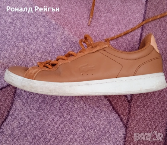 2 за 1 №40 LACOSTE+ADIDAS Stan Smith 100% ОРИГИНАЛНИ унисекс сникърси кецове гуменки, снимка 4 - Маратонки - 53141184