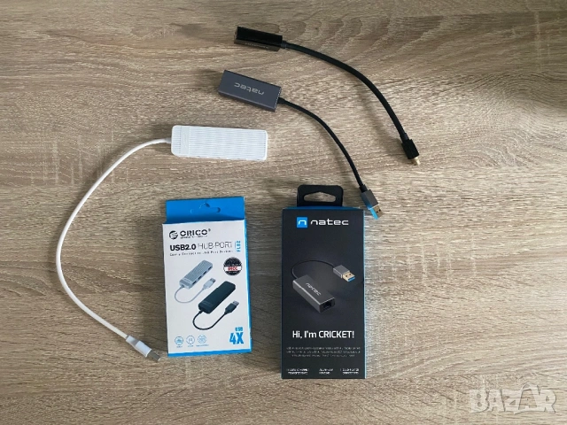 Адаптер Mini DisplayPort към HDMI ; USB хъб ; мрежови адаптер