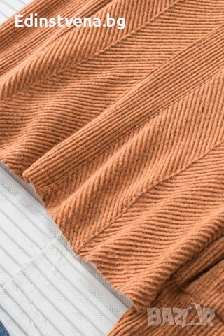 Дамска блуза в кафяво с дълъг ръкав, снимка 7 - Блузи с дълъг ръкав и пуловери - 53069682