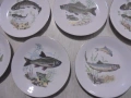 № 8501  Стари порцеланови чинии KAHLA / Könitz – рибен мотив  , снимка 4