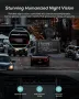 Предна камера iZEEKER 4K Dash Cam, 2160P камера за кола с безплатна 32GB карта, WDR 400, снимка 4