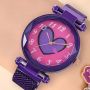 Purple Star Love моден кварцов часовник, снимка 1 - Дамски - 46007971