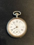 Швейцарски джобен часовник с посребрени капаци 1905г. - 10 РУБИНА - ПРОМОЦИЯ, снимка 13