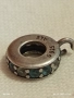 Сребърна висулка талисман PANDORA със сини камъни 50464, снимка 5