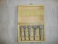 Ф15-Ф35мм НОВ НЕМСКИ КОМПЛЕКТ ГОЛЕМИ ФРЕЗЕРИ ЗА ОБЕРФРЕЗА 5 БРОЯ В ДЪРВЕНА КУТИЯ, снимка 10