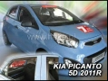 Ветробрани за KIA PICANTO (2011-2017) 5 врати - 4бр. предни и задни Неко, снимка 1