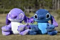 Голям и пухкав плюшен Стич Син и Лилав, Голям плюшен Стич, Lilo Stitch плюшени играчки, снимка 4