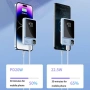 Външна батерия, 5000 mAh, 22.5W, Безжична, Черна, снимка 6