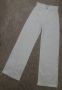 Бели дънки с висока талия и широк крачол ХС размер , снимка 1 - Дънки - 45629873
