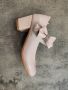 Елегантни лачени обувки с токче в розово /Б236, снимка 2