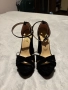 Черни велурени токчета – 35 номер, нови, 90 лв, снимка 2