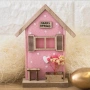 Великденска настолна дървена декоративна къща, 12x4x16 см_1248344, снимка 2