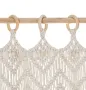 Завеса за врата с макраме, Екрю, 100x200 см., снимка 2