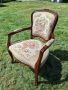 кресло Луи XV с дърворезба , снимка 4