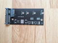 SSD адаптер M.2 NVMe към PCIe, 3.04.0 x4 за SSD модули 2280, 2260, 2242, 2230 слот x1, снимка 1